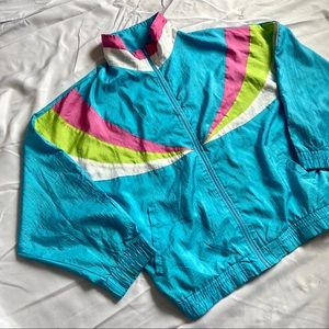COPY - Vintage 80’s Multicolor Windbreaker